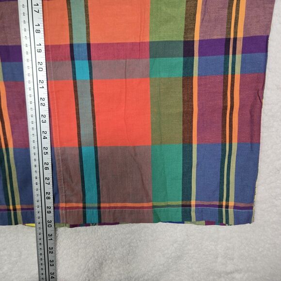 Polo Ralph Lauren Mens XL Fun Shirt Ornament Madras Utility Classic Patchwork - Picture 12 of 12